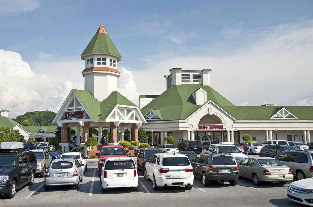 Shopping mall with brand name stores